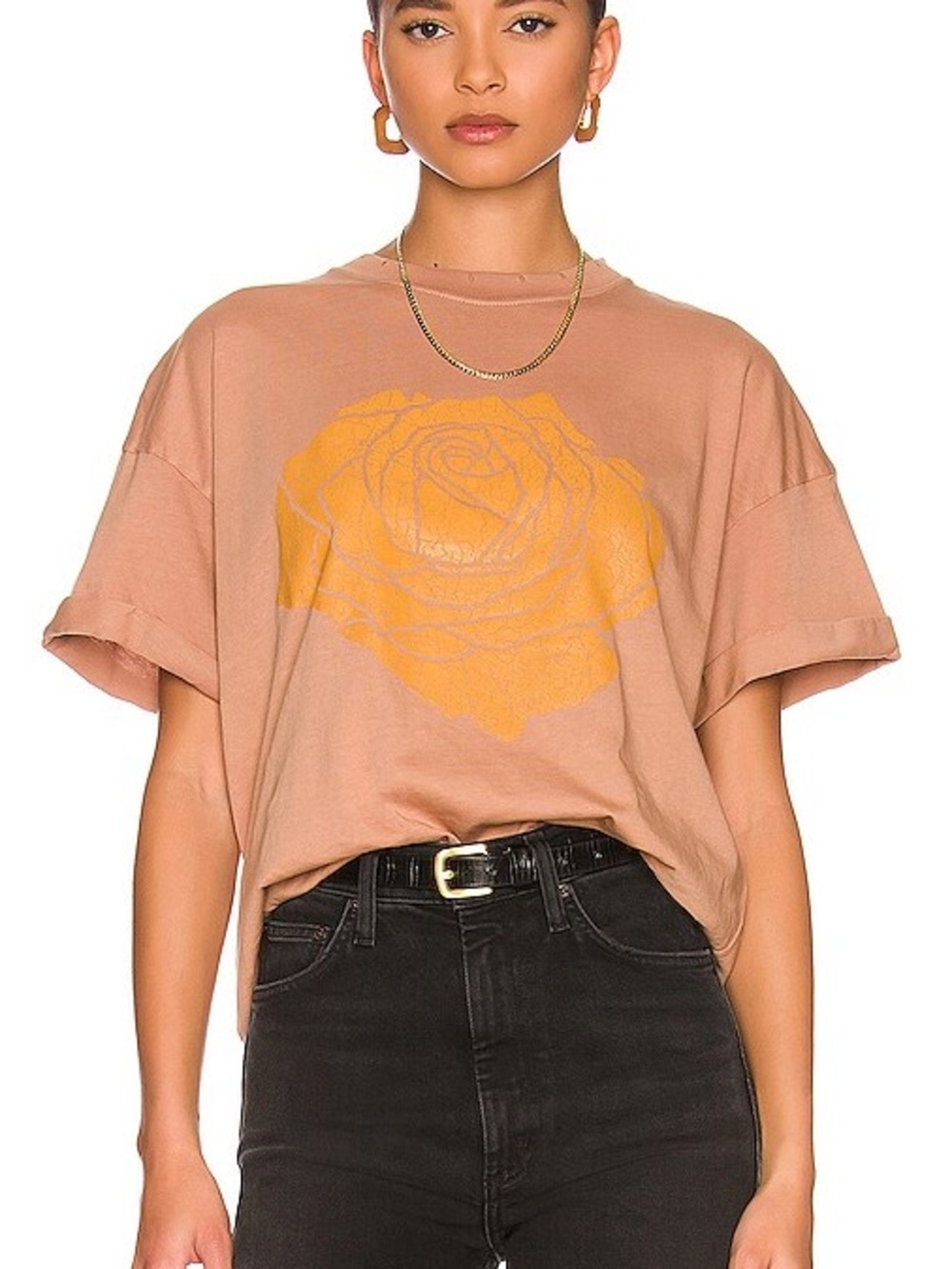 Girl Dangerous Rose Tee - Clay
